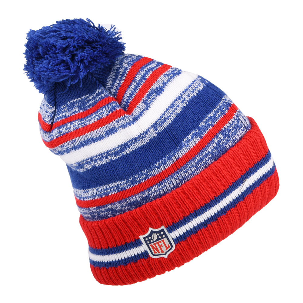 Bonnet à Pompon NFL Sport Knit OTC Buffalo Bills bleu-rouge NEW ERA