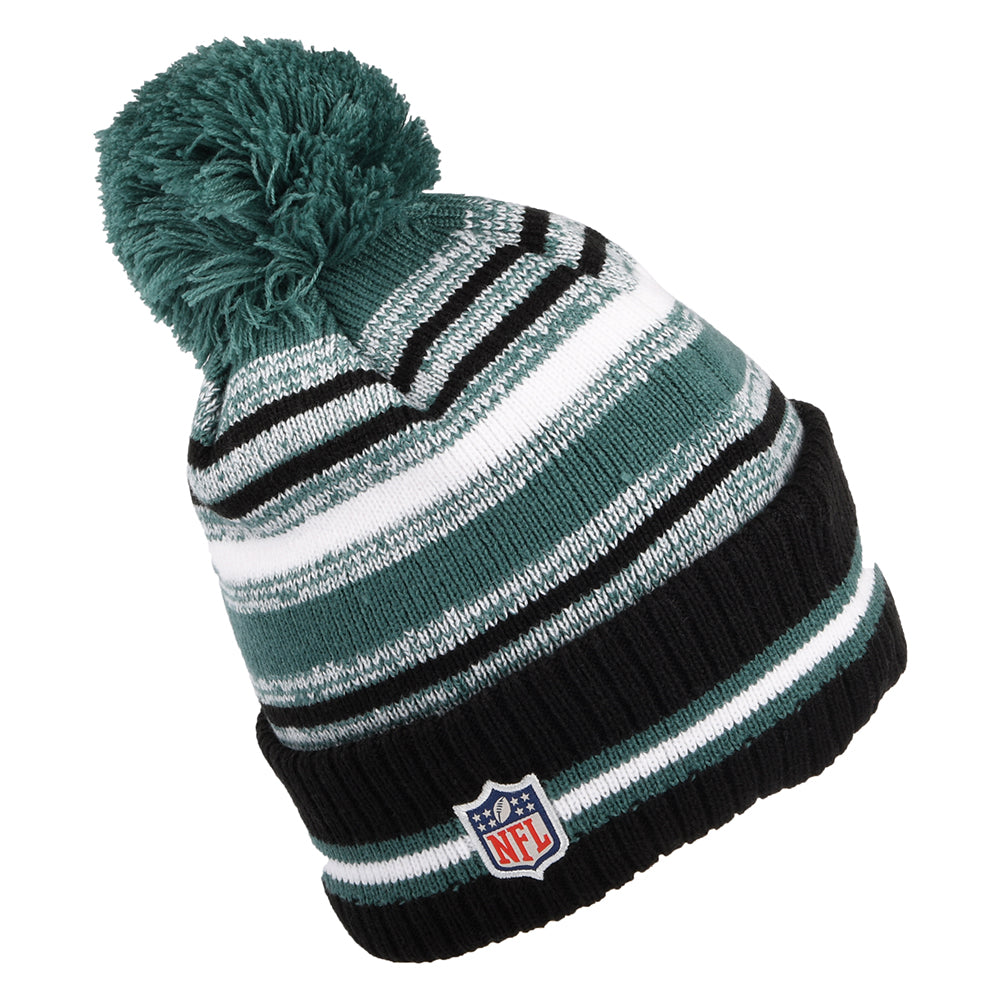 Bonnet à Pompon NFL Sport Knit OTC Philadelphia Eagles noir-vert NEW ERA