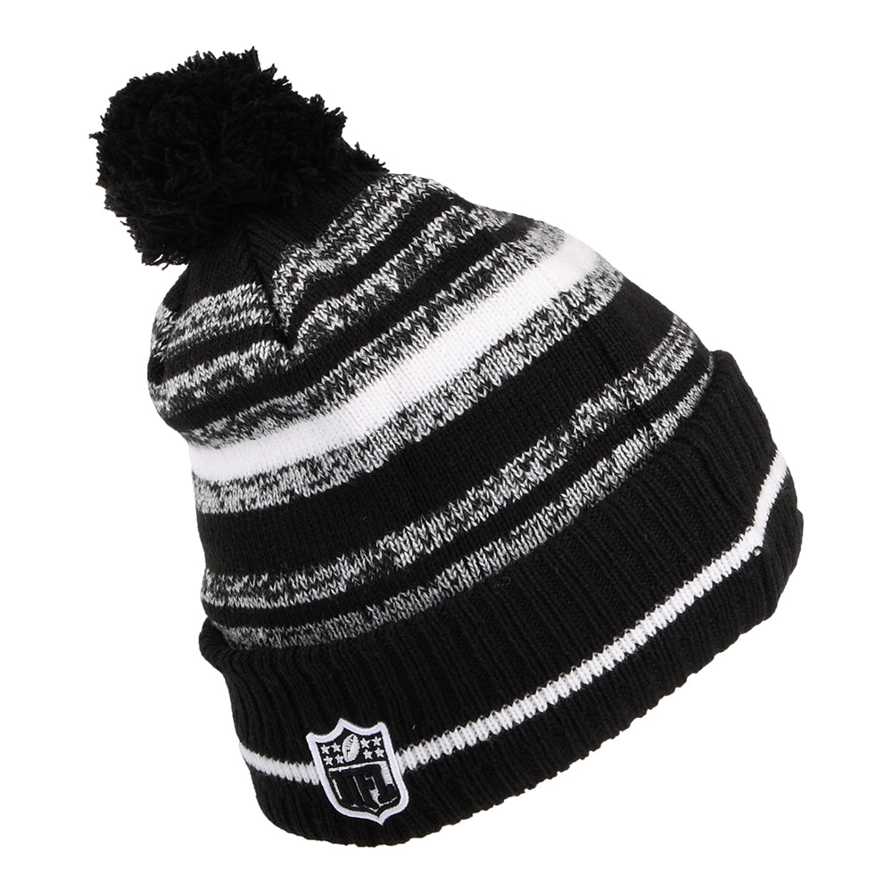 Bonnet à Pompon NFL Sport Knit Indianapolis Colts noir-blanc NEW ERA