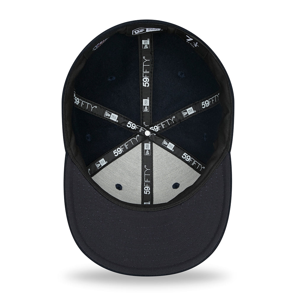 Casquette 59FIFTY MLB Melton Boston Red Sox bleu marine NEW ERA