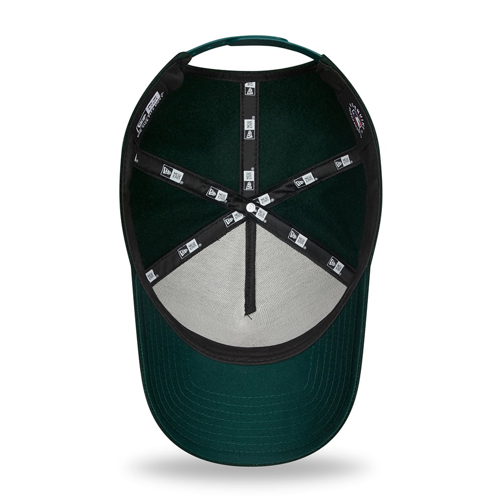 Casquette 9FORTY MLB Melton E-Frame Oakland Athletics vert foncé NEW ERA