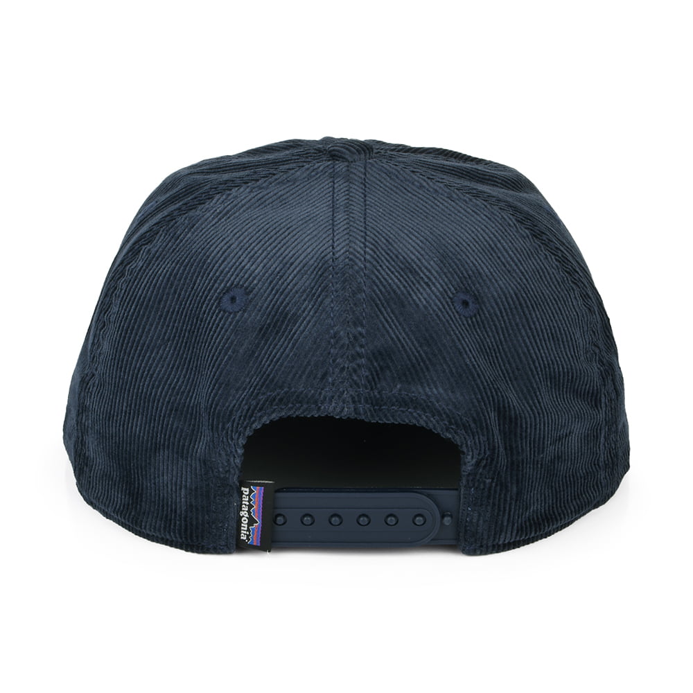 Casquette Snapback en Velours Côtelé Fitz Roy Rambler bleu marine PATAGONIA