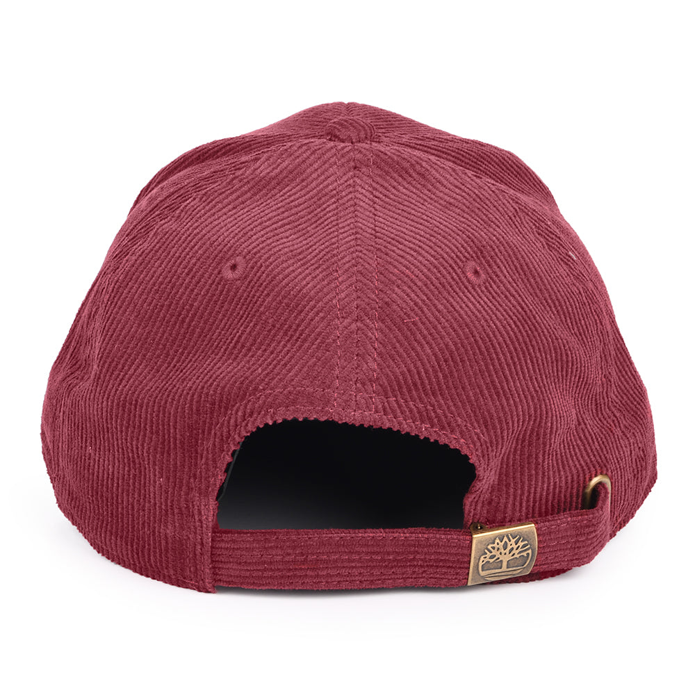 Casquette en Velours Côtelé Logo bordeaux TIMBERLAND