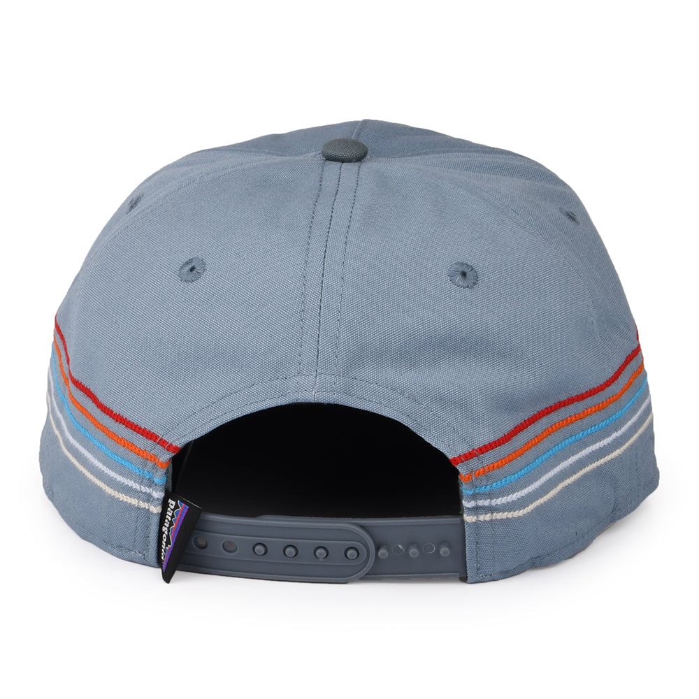 Casquette Snapback Line Logo Ridge Stripe Funfarer bleu fumée PATAGONIA