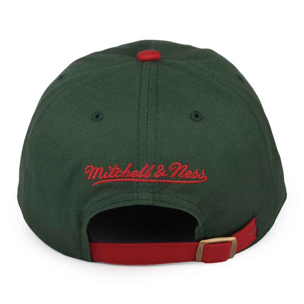 Casquette Strapback NBA 2 Tone HWC Seattle Supersonics vert-rouge MITCHELL & NESS