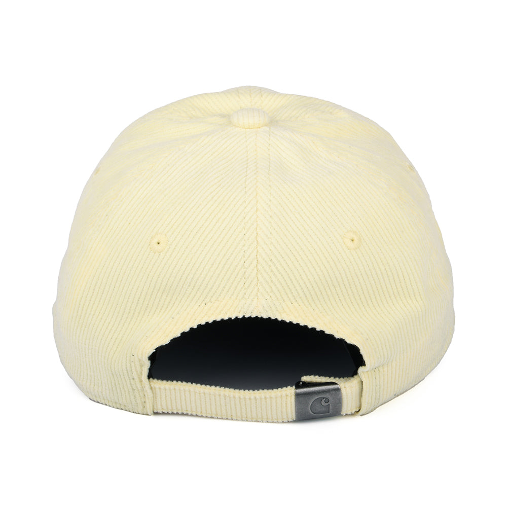 Casquette en Velours Côtelé Harlem jaune clair CARHARTT WIP