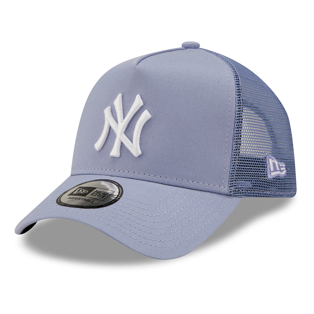 Casquette Trucker MLB Tonal Mesh A-Frame New York Yankees violette NEW ERA
