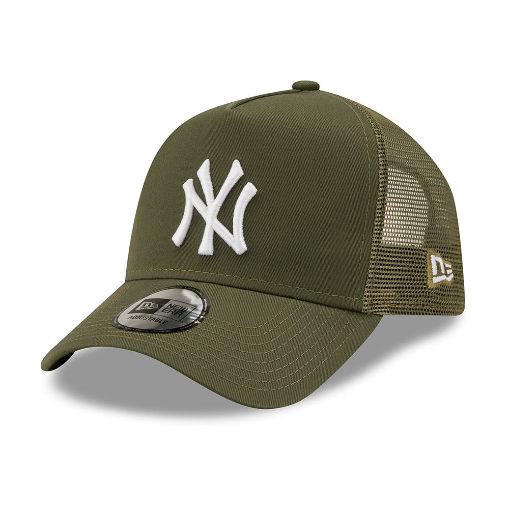 Casquette Trucker MLB Tonal Mesh A-Frame New York Yankees olive NEW ERA