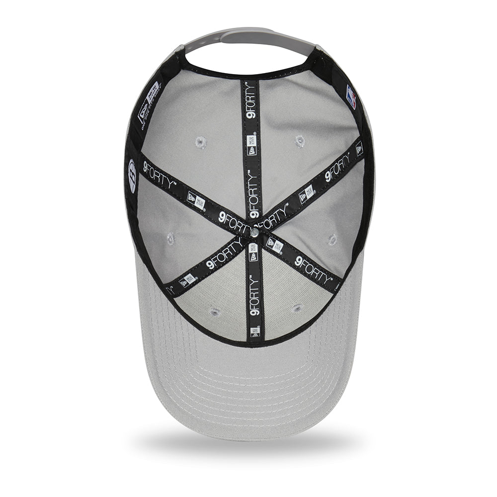 Casquette 9FORTY NBA Monochrome Brooklyn Nets gris NEW ERA