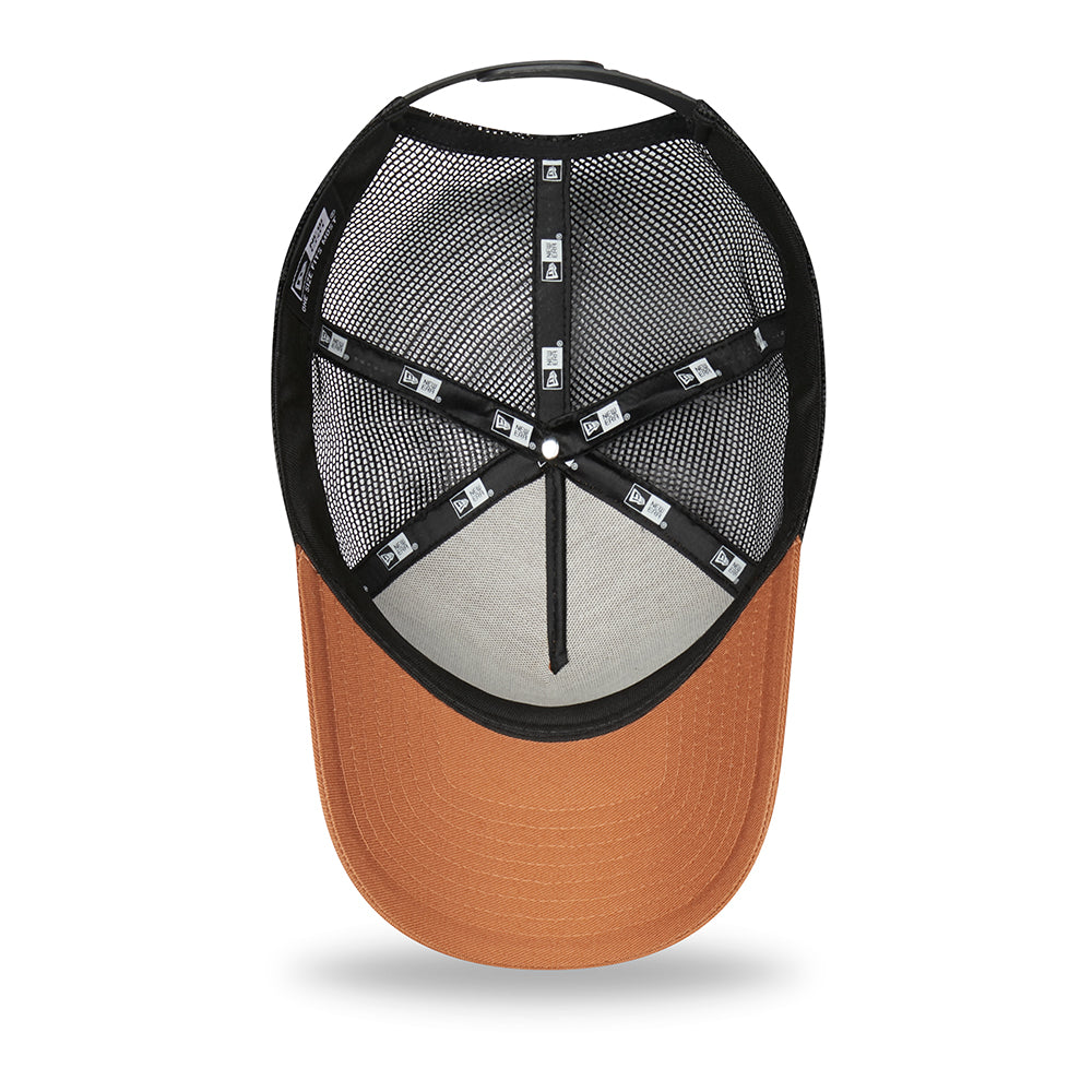 Casquette Trucker 9FORTY License Plate A-Frame Keauhou toffee-noir NEW ERA