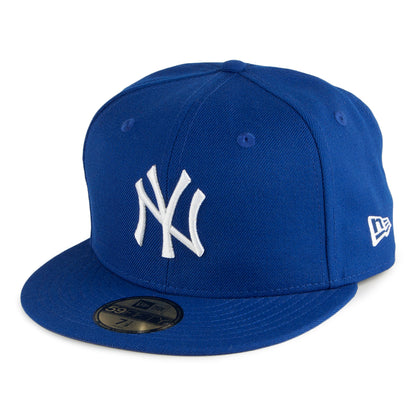Casquette 59FIFTY MLB League Basic New York Yankees bleu roi NEW ERA