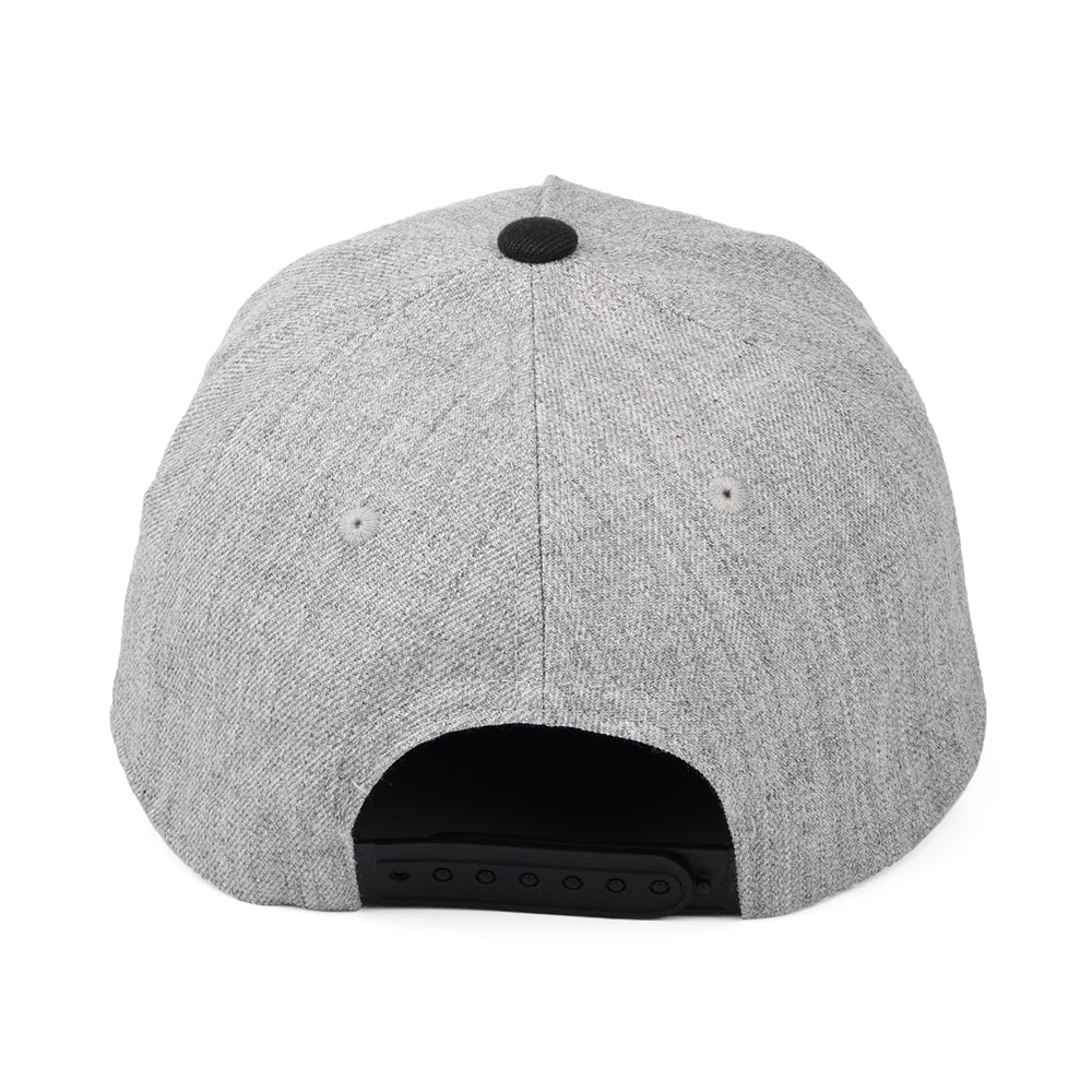 Casquette Snapback Linwood C NetPLus MP gris chiné-noir BRIXTON
