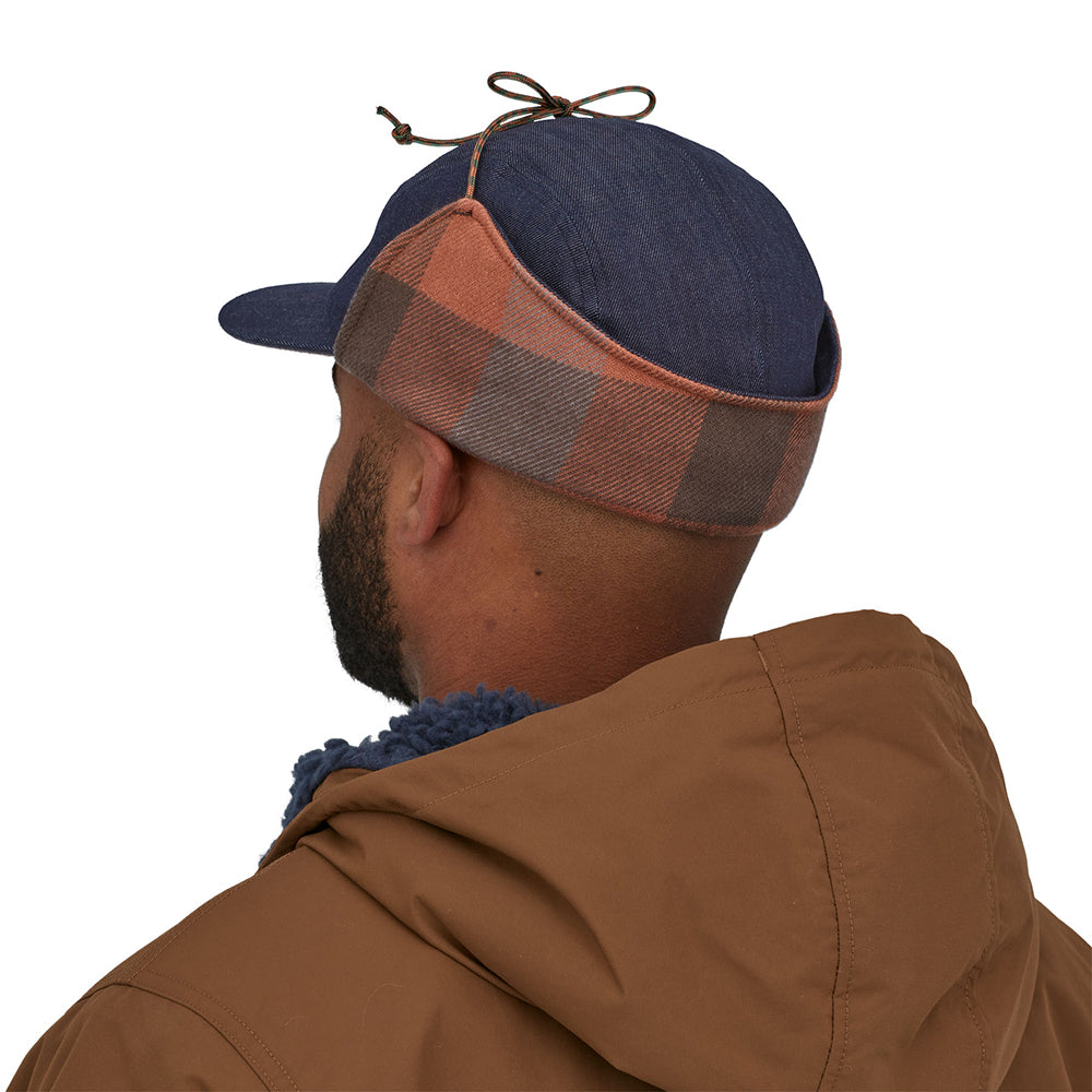 Casquette 5 Panel Avec Protège-Oreilles Range denim-marron PATAGONIA