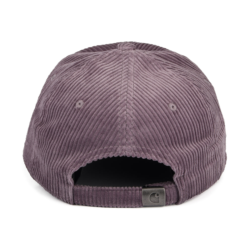 Casquette en Velours Côtelé Harlem violet clair CARHARTT WIP