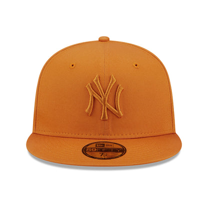 Casquette 59FIFTY MLB League Essential New York Yankees orange NEW ERA