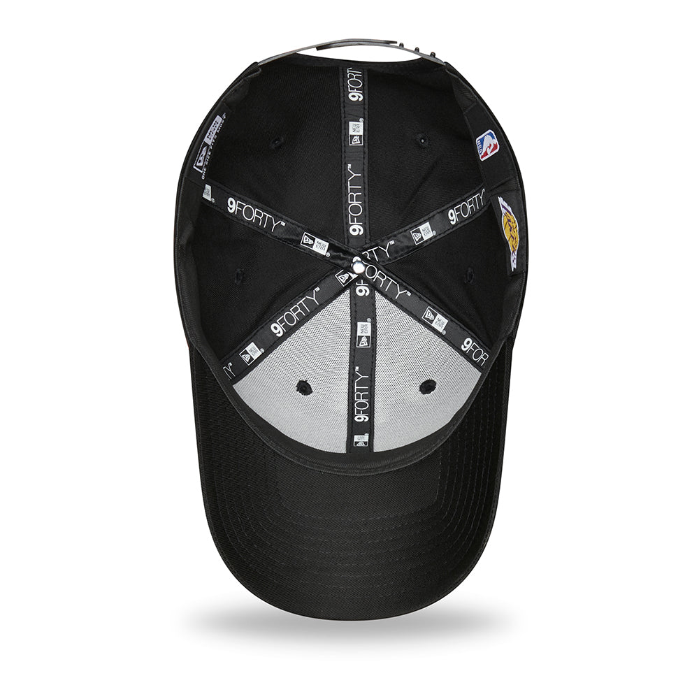 Casquette Snapback 9FORTY NBA Foil Logo L.A. Lakers noir NEW ERA