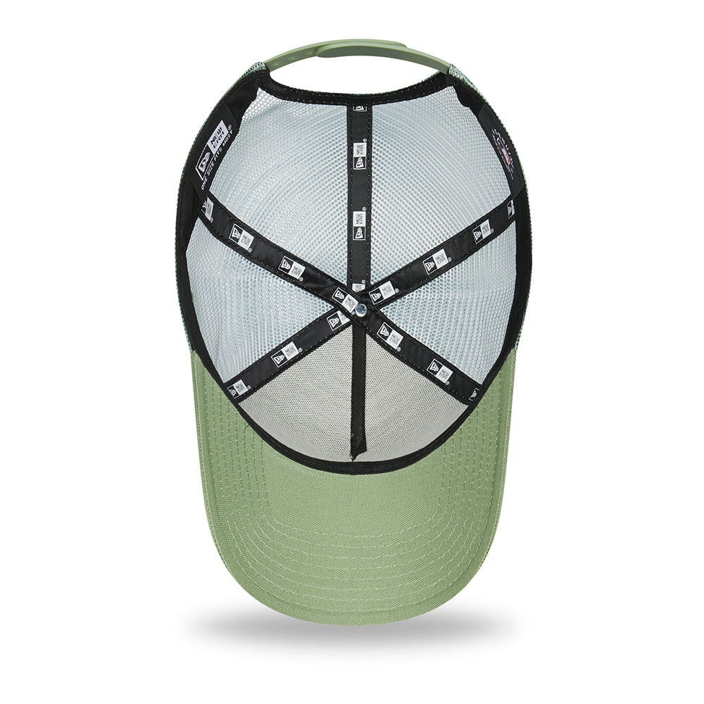 Casquette Trucker A-Frame 9FORTY MLB League Essential New York Yankees jade-noir NEW ERA