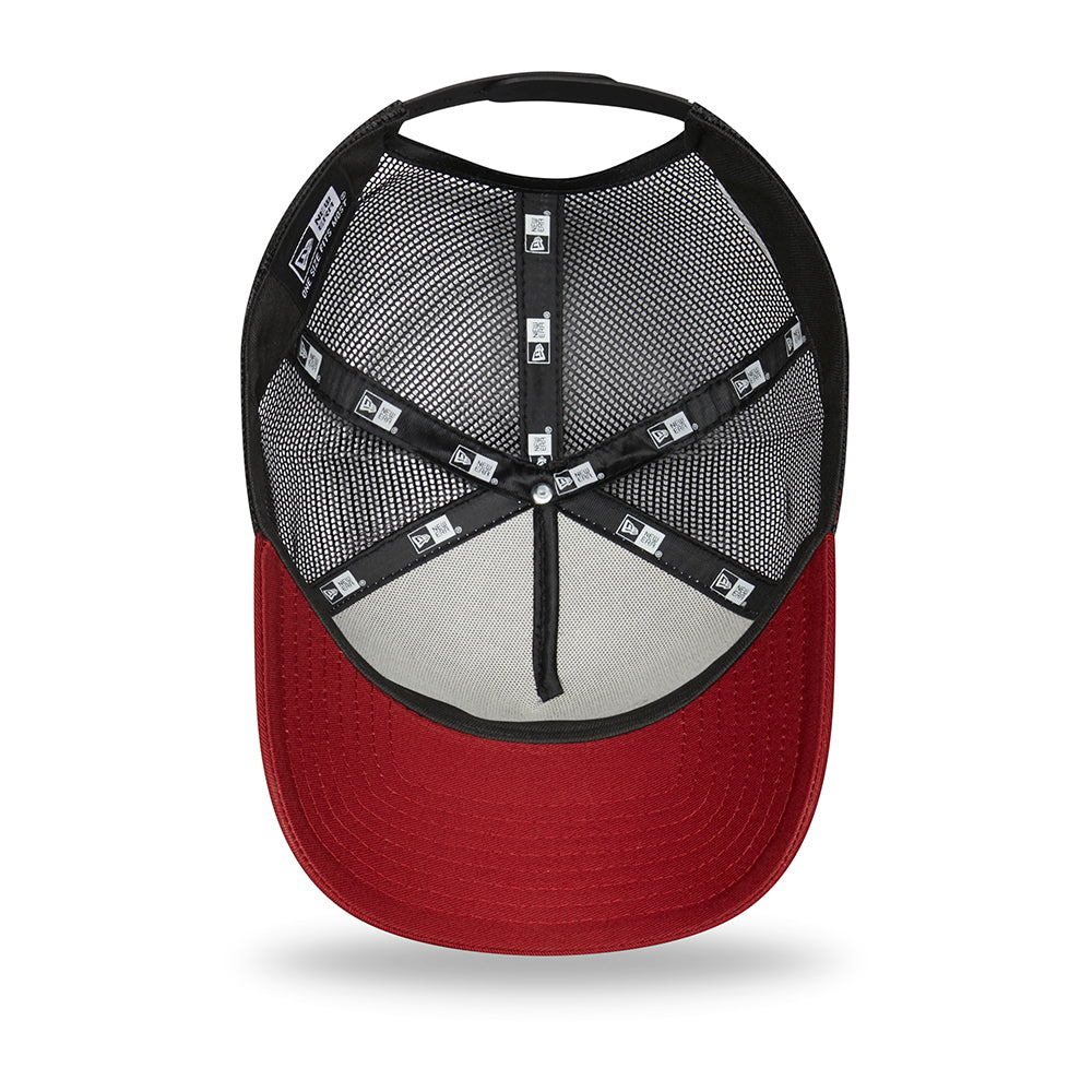 Casquette Trucker 9FORTY Food Location A-Frame Washington blanc-vin NEW ERA