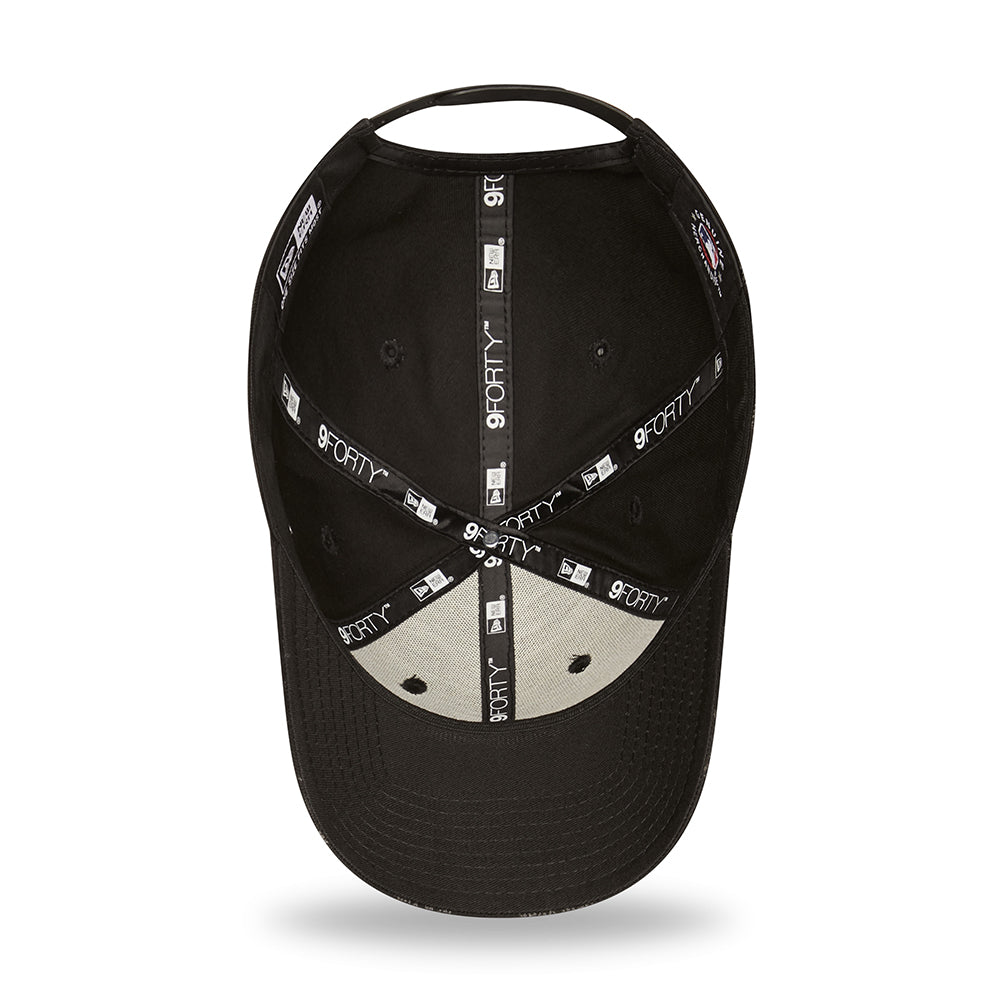 Casquette Snapback 9FORTY MLB Monogram AOP New York Yankees noir NEW ERA