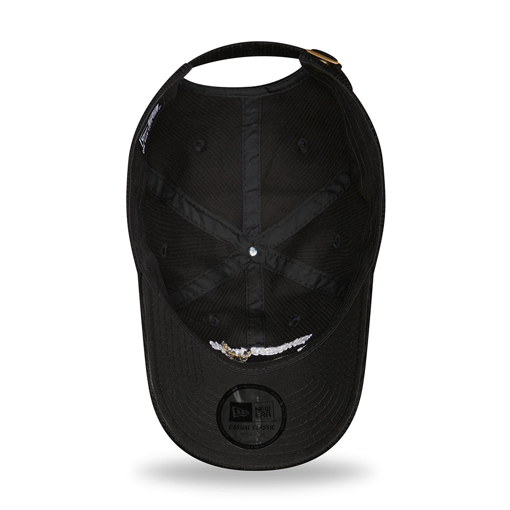 Casquette 9TWENTY Wildlife Casual Classic en Velours Côtelé Cerf noir NEW ERA