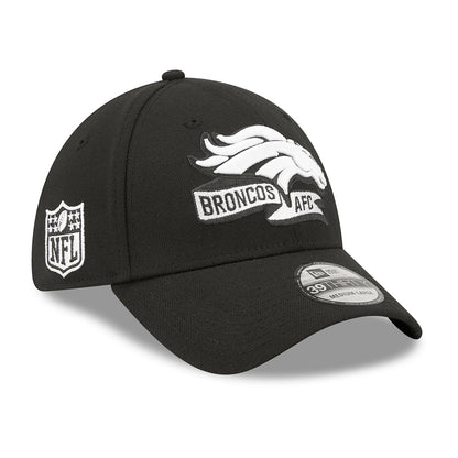 Casquette 39THIRTY NFL Sideline Denver Broncos noir-blanc NEW ERA