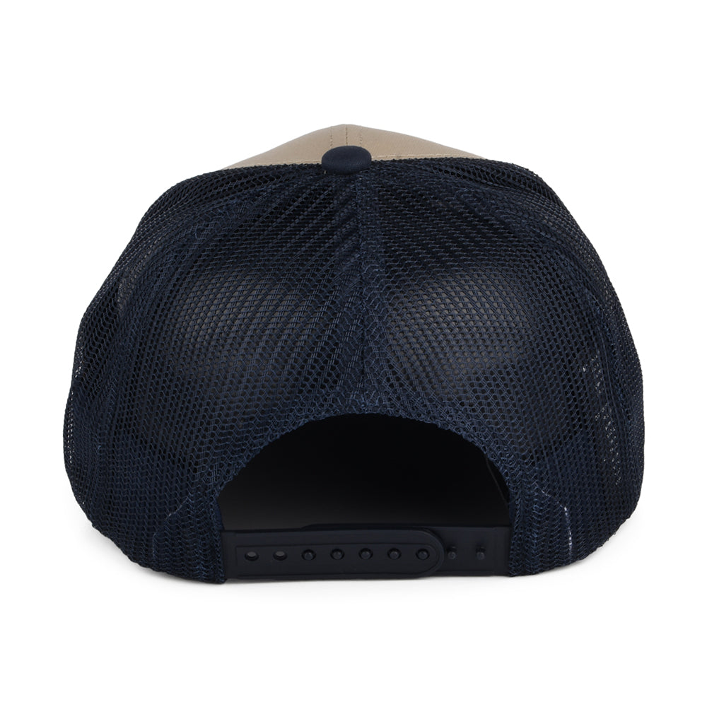 Casquette Trucker Rival Stamp NetPlus MP sable-bleu marine délavé BRIXTON