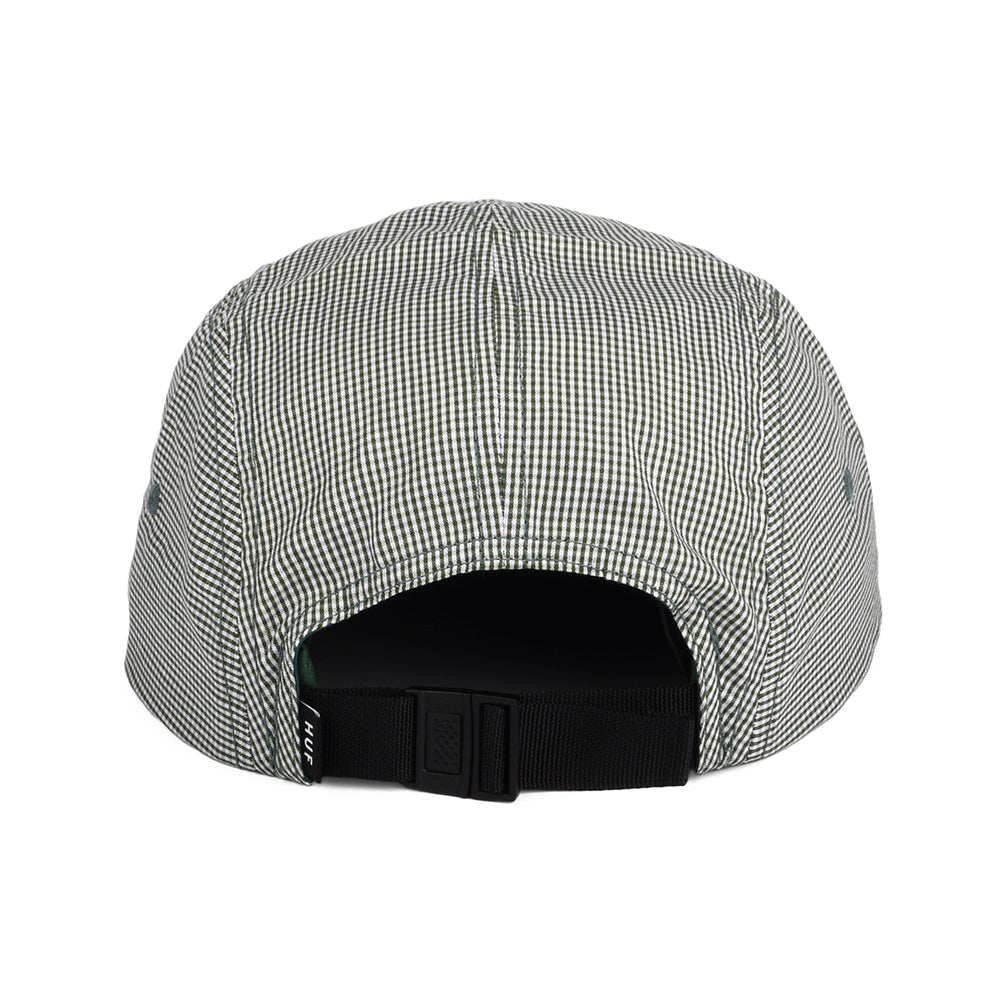 Casquette 5 Panel Micro Vichy vert HUF