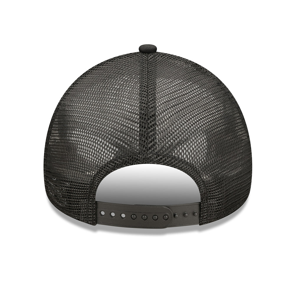 Casquette Trucker 9FORTY MLB Tonal Mesh Chicago White Sox noir sur noir NEW ERA
