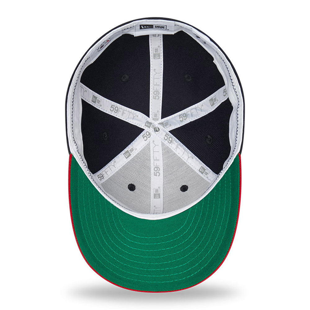 Casquette Low Profile 59FIFTY MLB Cooperstown Chicago White Sox bleu marine-rouge NEW ERA