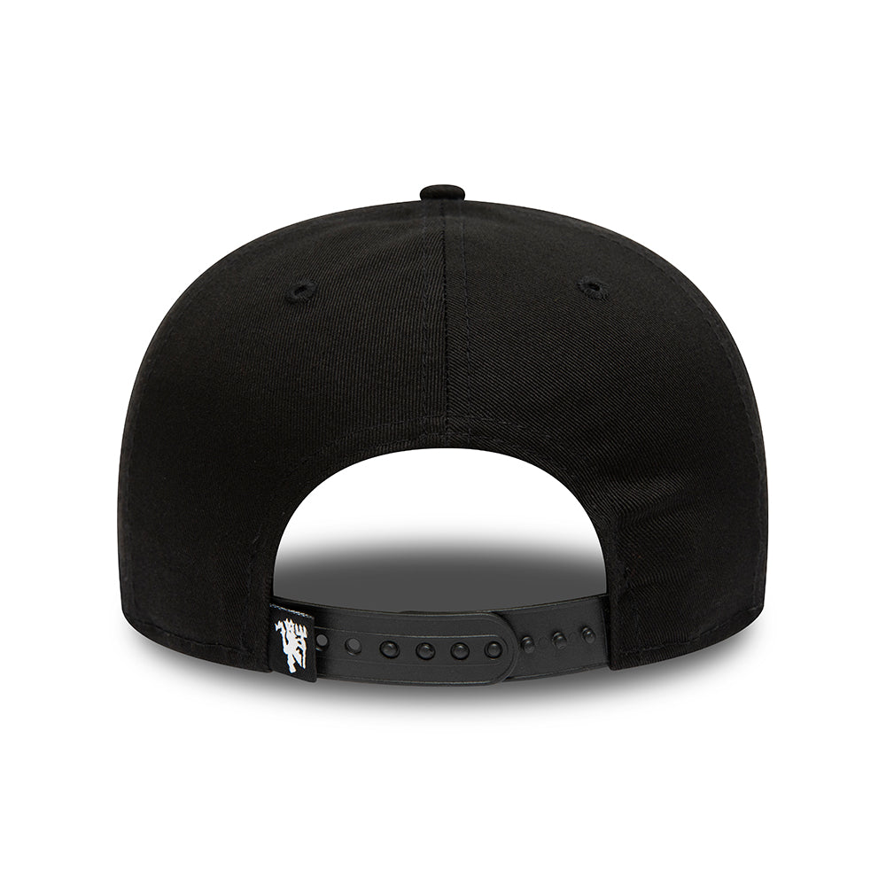 Casquette 9FIFTY Manchester United FC noir sur noir NEW ERA