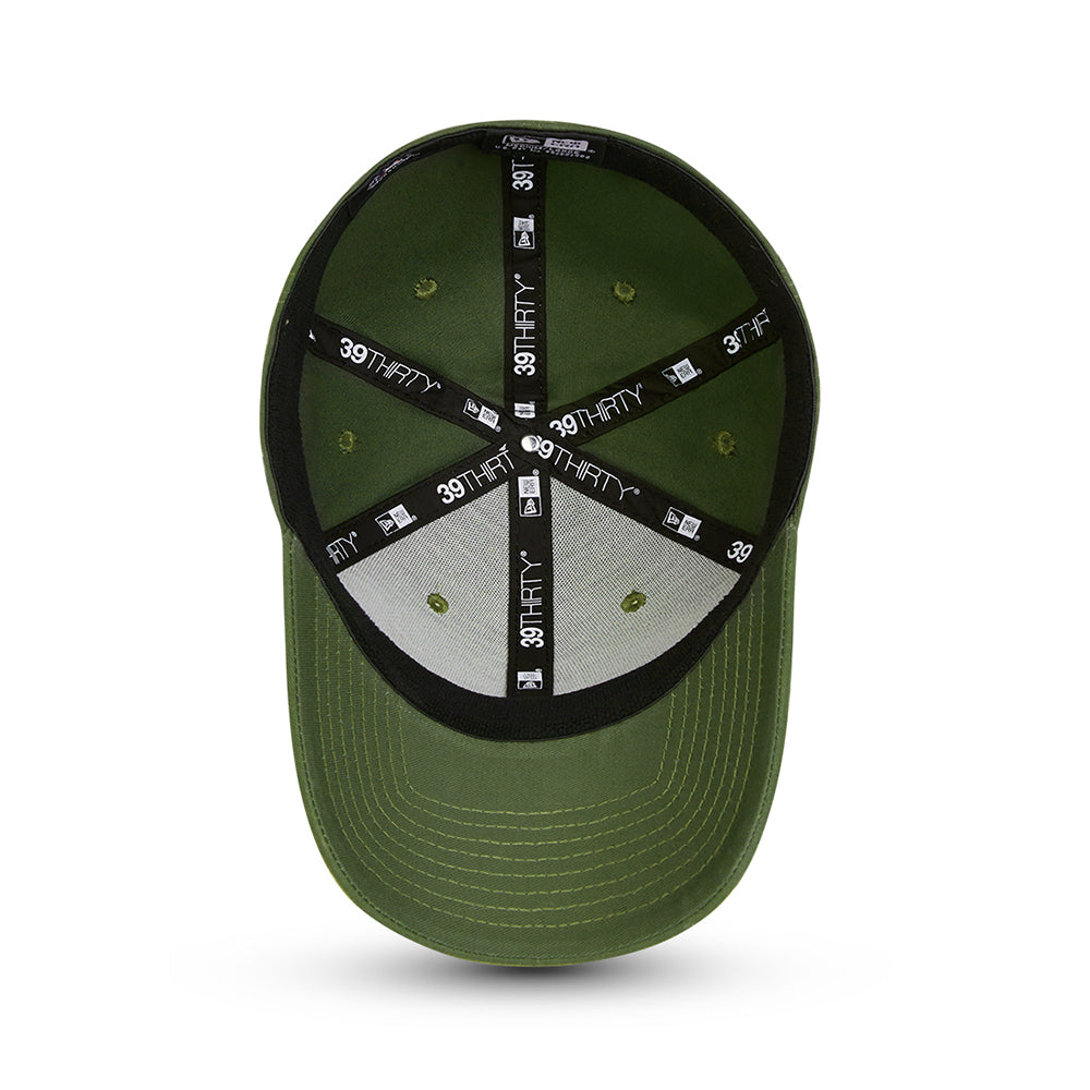 Casquette 39THIRTY MLB League Essential L.A. Dodgers olive sur olive NEW ERA