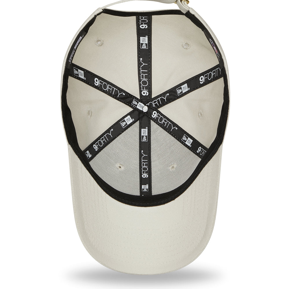 Casquette Femme 9FORTY MLB Metallic Logo New York Yankees pierre-doré NEW ERA