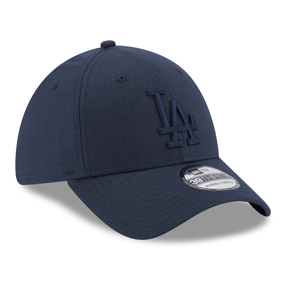 Casquette 39THIRTY MLB Ripstop L.A. Dodgers bleu marine sur bleu marine NEW ERA
