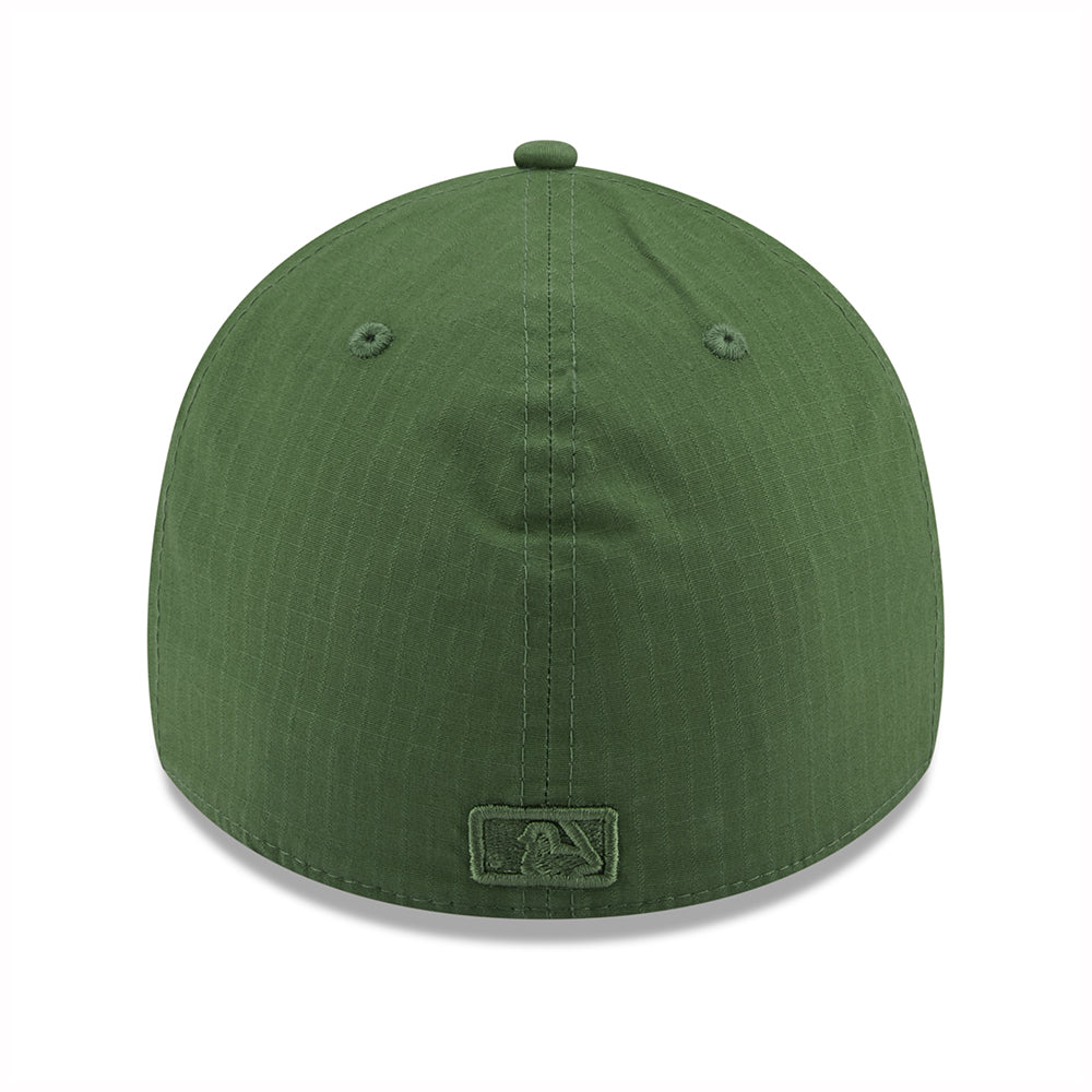 Casquette 39THIRTY MLB Ripstop New York Yankees olive sur olive NEW ERA