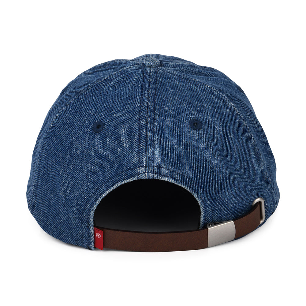 Casquette avec Étiquette Vierge en Jean Essential bleu LEVI'S