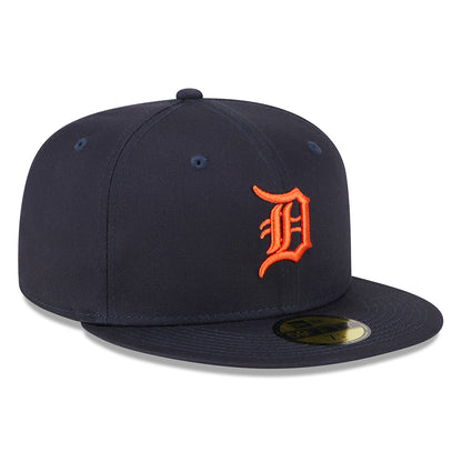 Casquette 59FIFTY MLB League Essential Detroit Tigers bleu marine-orange NEW ERA