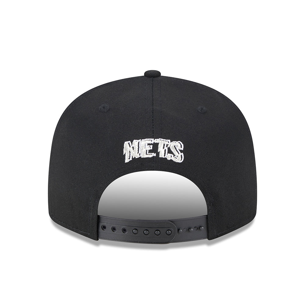 Casquette Snapback 9FIFTY NBA Metallic Arch Brooklyn Nets noir NEW ERA