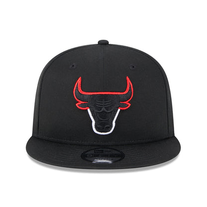Casquette Snapback 9FIFTY NBA Split Logo Chicago Bulls noir NEW ERA