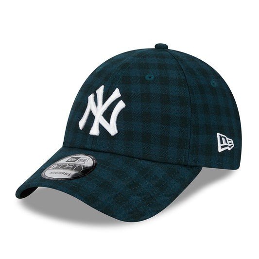 Casquette 9FORTY MLB Flannel New York Yankees vert foncé-blanc NEW ERA