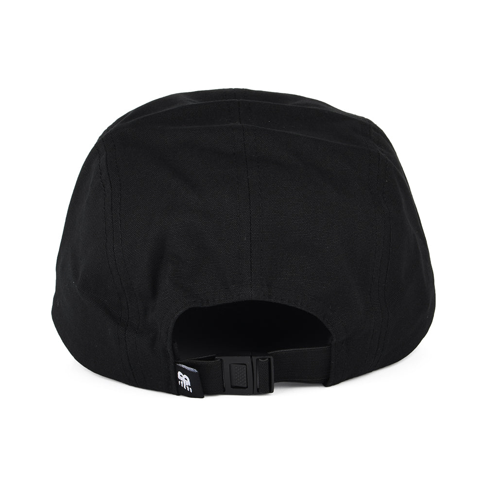 Casquette 5 Panel Block N en Coton Sergé noir NEW BALANCE