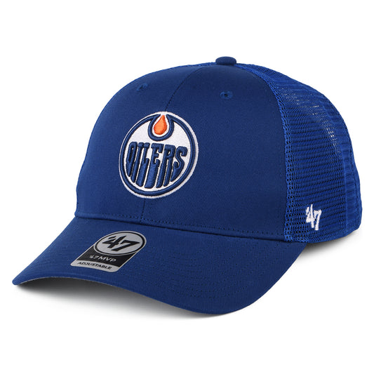 Casquette Trucker NHL Branson MVP Edmonton Oilers bleu roi 47 BRAND