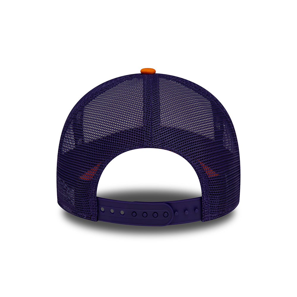 Casquette Trucker NBA Retro A-Frame Phoenix Suns blanc-orange-violet NEW ERA