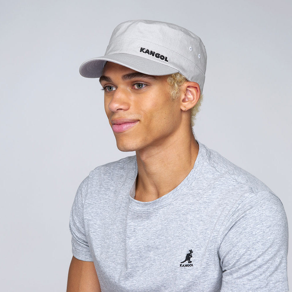 Casquette Militaire Ripstop Flexfit gris KANGOL