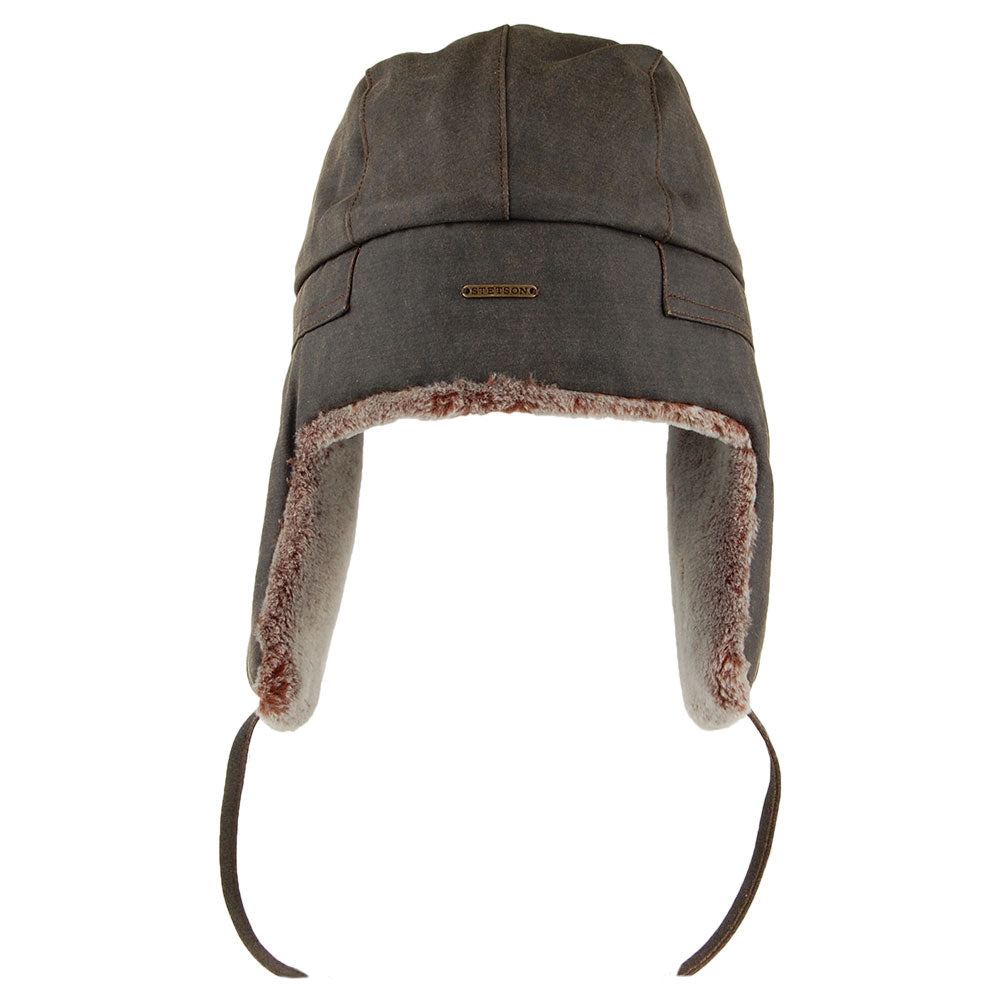 Chapka Bomber Imperméable Cope marron STETSON