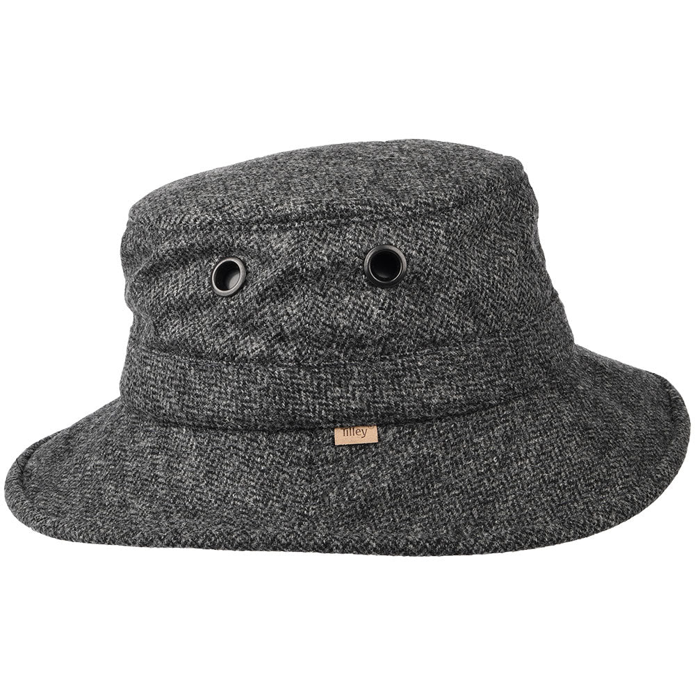 Chapeau Hiver en Laine T1 gris à chevrons TILLEY