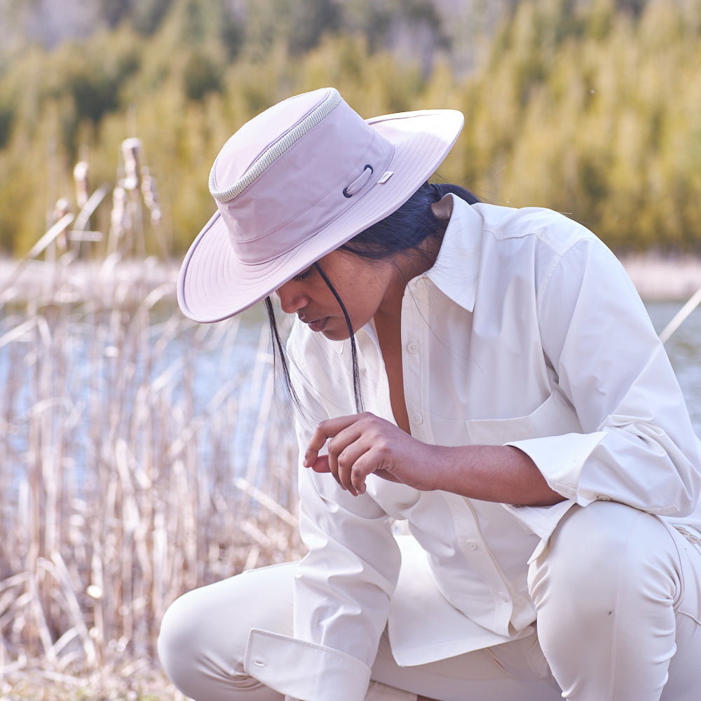 Chapeau Été Pliable LTM6 Airflo rose clair TILLEY