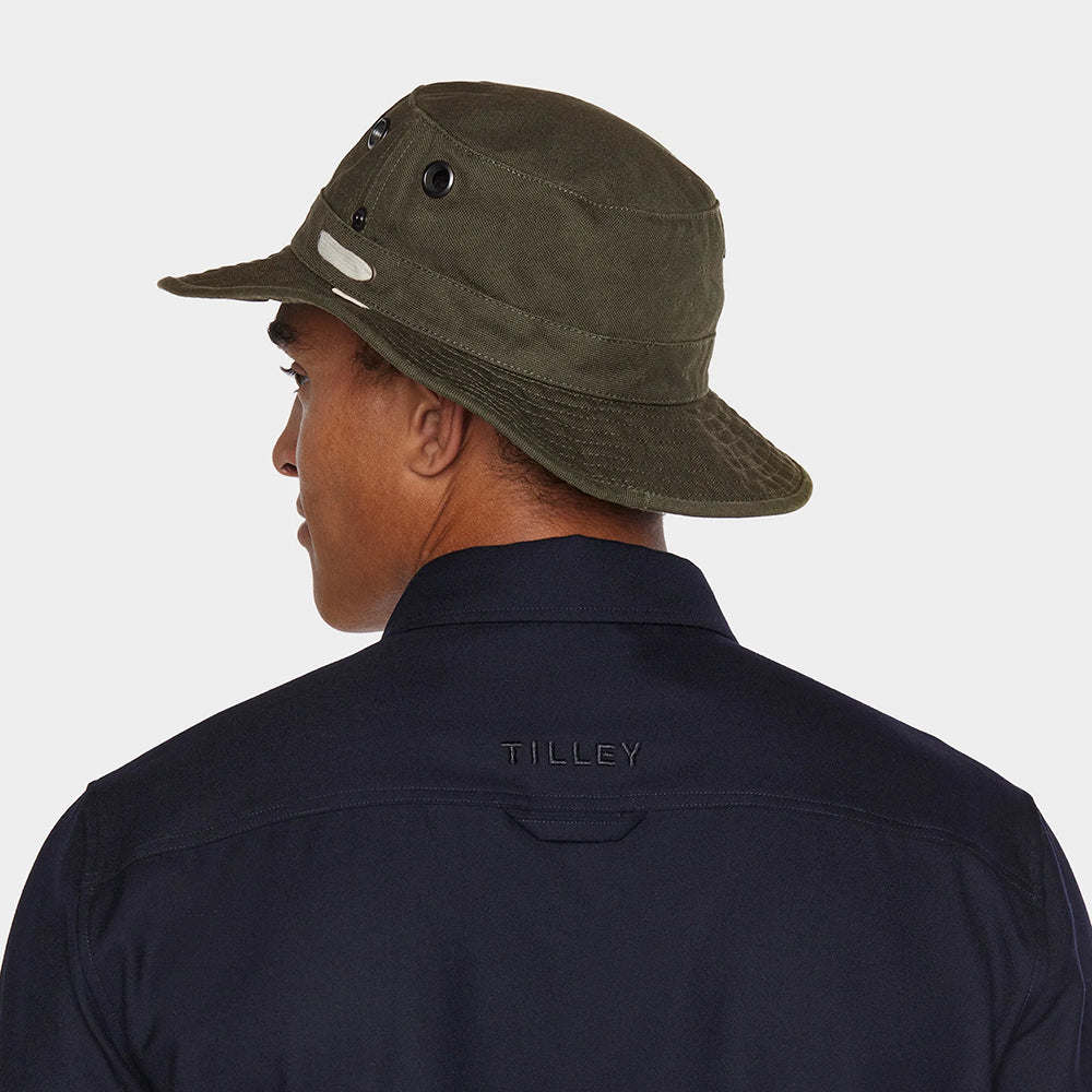 Chapeau Été Pliable T3 Wanderer olive TILLEY
