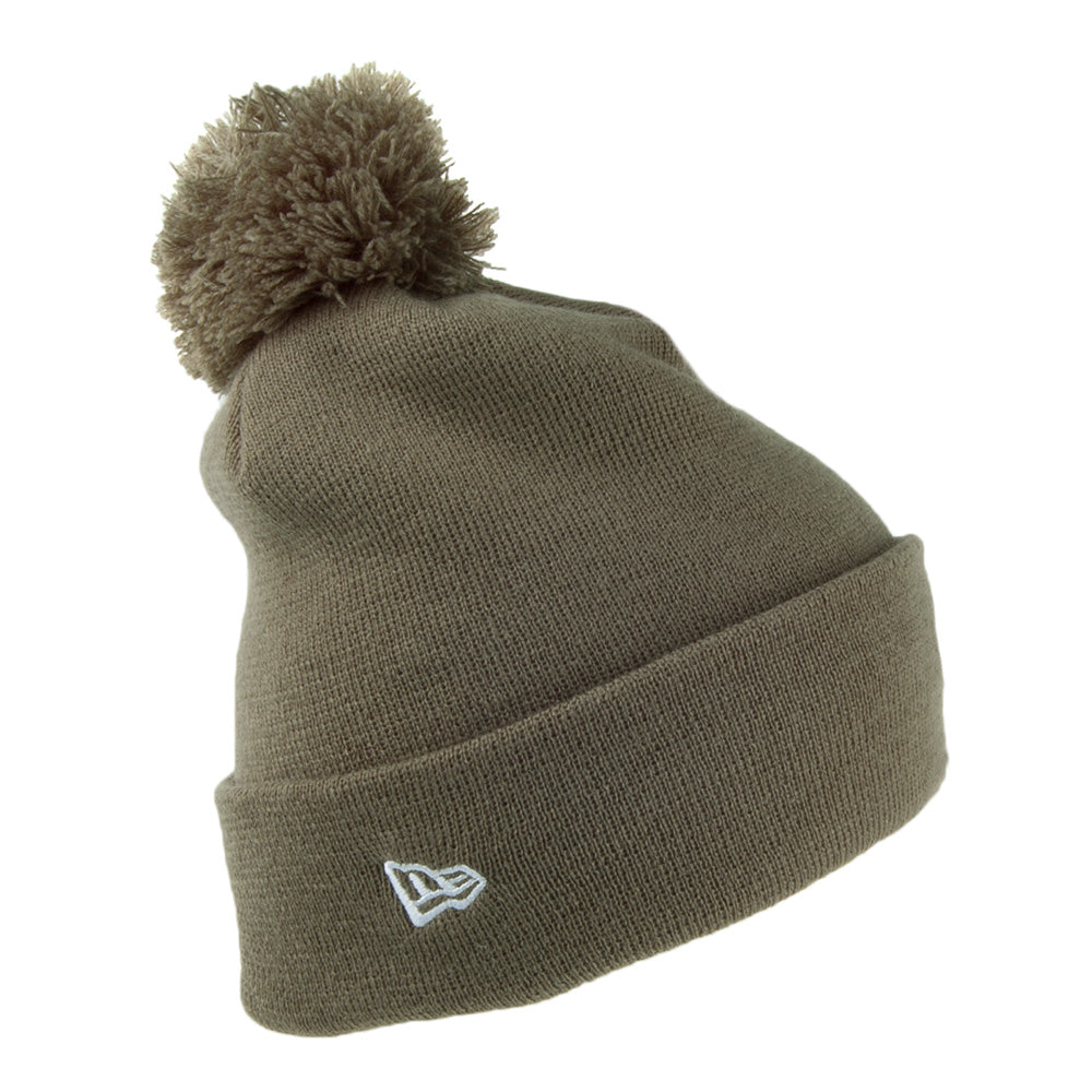 Bonnet à Pompon Heart Knit L.A. Dodgers olive NEW ERA