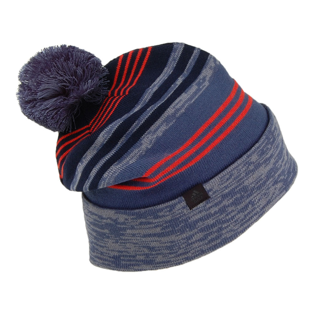 Bonnet à Pompon Logo bleu-multi ADIDAS