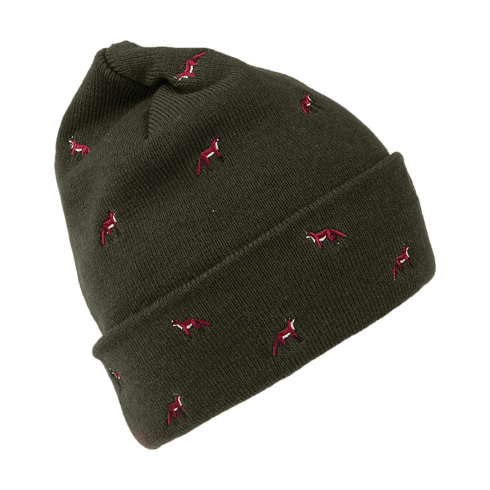 Bonnet à Revers Renards Vinson vert militaire BARTS